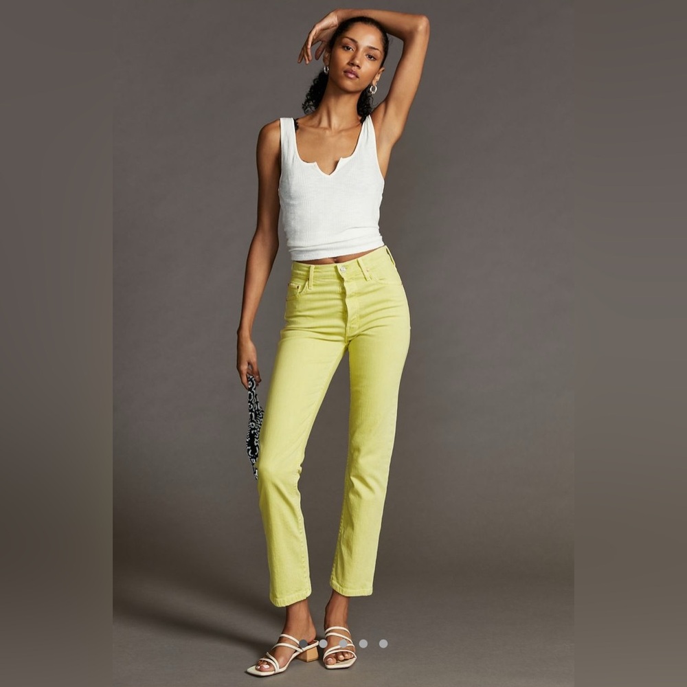 MOTHER the Tomcat High-Rise Straight Leg Jean